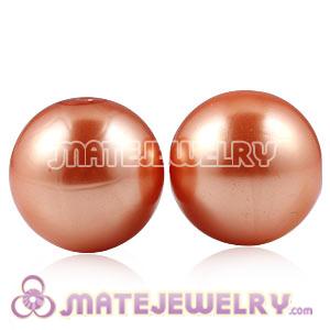 Wholesale 20mm Gold Basketball Wives ABS Pearl Beads