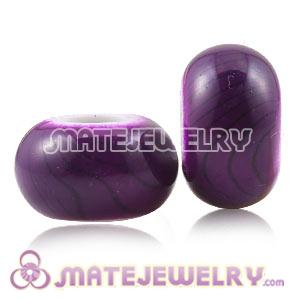 14mm  Purple Acrylic Beads For Basketball Wives Earrings Jewelry
