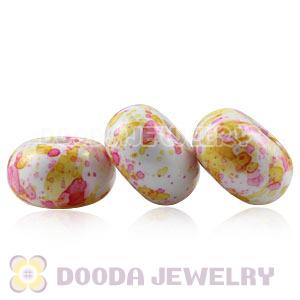 14mm Basketball Wives Acrylic Beads For European Jewelry 
