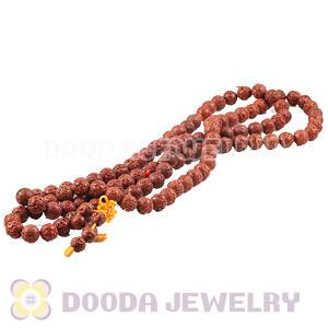108 13mm Golden Congo Beads Tibet Buddhist Prayer Mala Necklace 
