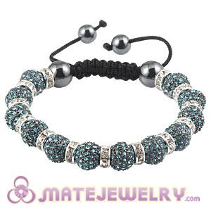 Sambarla Style Bracelets With Crystal Alloy Beads And Hematite