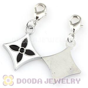 Platinum Plated Alloy European Four-Leaf Clover Jewelry Charms Wholesale 