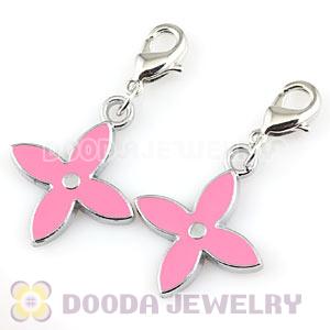 Platinum Plated Alloy European Four-Leaf Clover Jewelry Charms Wholesale 