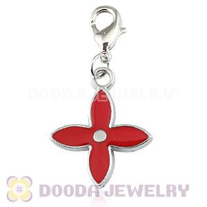 Platinum Plated Alloy European Four-Leaf Clover Jewelry Charms Wholesale 