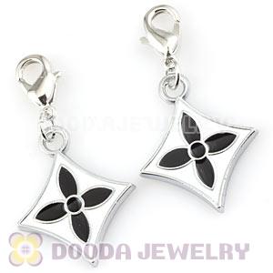 Platinum Plated Alloy European Four-Leaf Clover Jewelry Charms Wholesale 