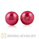 14mm Red Basketball Wives ABS Pearl Beads Wholesale 