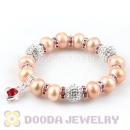 Freshwater Pearl Beaded Basketball Wives Bracelets With Czech Crystal Beads