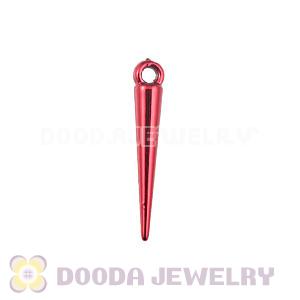 Cheap 22mm Red Basketball Wives Earring Spike Beads Wholesale 