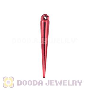 Cheap 34mm Red Basketball Wives Earring Spike Beads Wholesale 