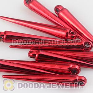 Cheap 34mm Red Basketball Wives Earring Spike Beads Wholesale 