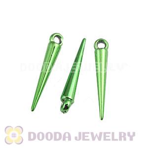 Cheap 22mm Green Basketball Wives Earring Spike Beads Wholesale 