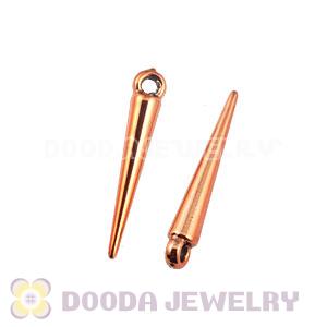 Cheap 22mm Rose Gold Basketball Wives Earring Spike Beads Wholesale 