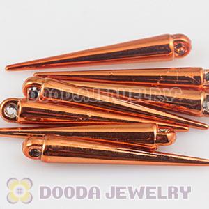 Cheap 34mm Rose Gold Basketball Wives Earring Spike Beads Wholesale 