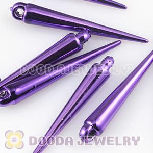 34mm Purple Basketball Wives Earring Spike Beads Wholesale 
