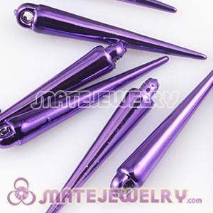 34mm Purple Spike Beads For Basketball Wives Hoop Earrings