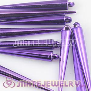 52mm Purple Spike Beads For Basketball Wives Hoop Earrings