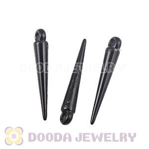22mm Black Basketball Wives Earring Spike Beads Wholesale 
