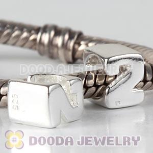 925 Sterling Silver Number 2 Charms Beads Wholesale