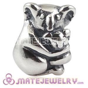 Sterling Silver European Koala Charms Beads Wholesale