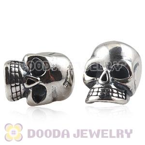 925 Sterling Silver European Skull Charms Beads Wholesale