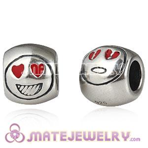 Sterling Silver European Smiley Face Charms Beads Wholesale