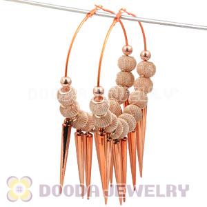 80mm Basketball Wives Spike Hoop Earrings Wholesale