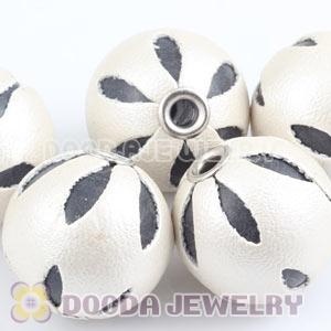 18mm Basketball Wives Leather Beads For Earrings Wholesale 