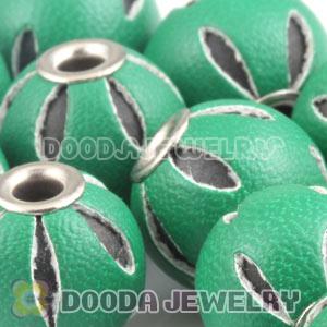 12mm Blue Basketball Wives Leather Beads For Earrings Wholesale 
