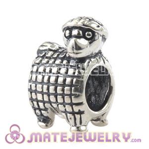 Antique Sterling Silver European Sheep Charms Beads Wholesale
