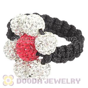 2012 Handmade Macrame Rings With Czech Crystal Wholesale
