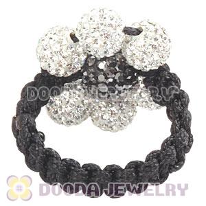 2012 Handmade Macrame Rings With Czech Crystal Wholesale