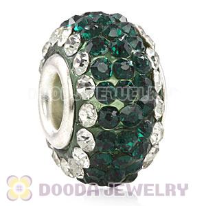 Wholesale European Pave Crystal Bead With Alloy Core