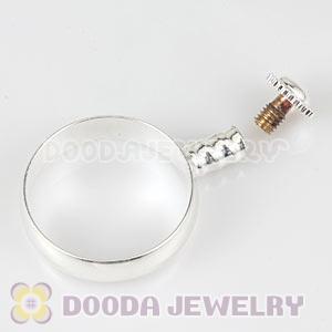 Wholesale Silver Plated DIY Finger Ring European Beads Compatible