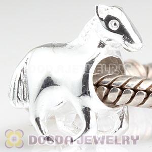 925 Sterling Silver European Horse Charm Beads Wholesale