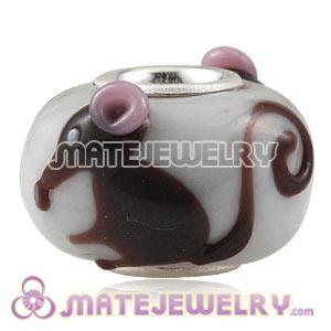 European Handmade Glass Maisy Mouse Beads In 925 Silver Single Core