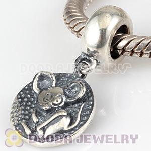 Sterling Silver Chinese Zodiac Rat Dangle Charm Bead Wholesale