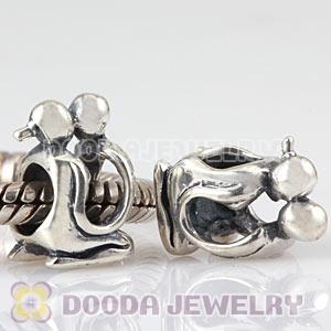 Sterling Silver European Man And Woman Couple Lover Charm Beads  