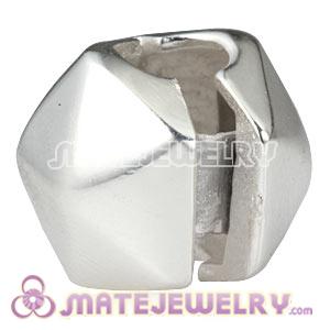 Wholesale European Style Sterling Silver Rock Star Clip Beads 