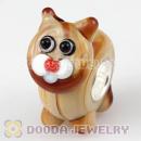 Handmade European Glass CARMELLA The Cat Beads In 925 Silver Core Wholesale