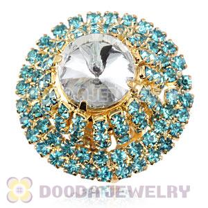 Wholesale Gold Plated Yellow Crystal Finger Rings For Men