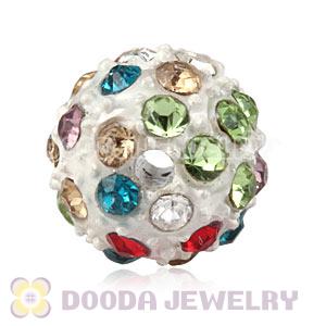 10mm Handmade Alloy Beads With Crystal Wholesale