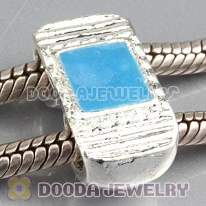 Wholesale Silver Plated Charm Jewelry European Double Hole Beads