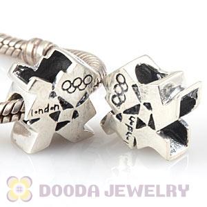 Sterling Silver 2012 London Olympic Logo Bead Fit European Olympics Bracelet
