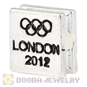 London 2012 Olympics Canoe Sprint Square Alloy Beads Wholesale