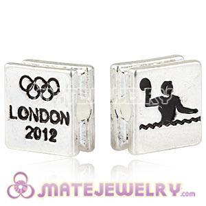 Wholesale London 2012 Olympics Water Polo Square Alloy Beads 