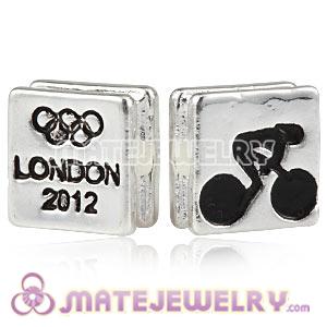 Wholesale London 2012 Olympics Cycling Track Square Alloy Beads 