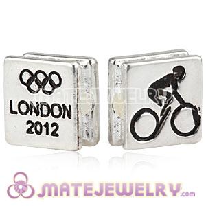 Wholesale London 2012 Olympics Cycling Road Square Alloy Beads 
