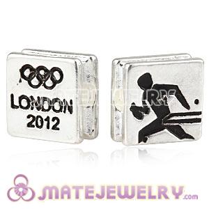 Wholesale London 2012 Olympics Table Tennis Square Alloy Beads 