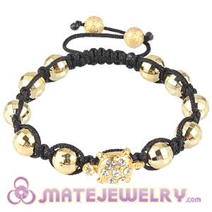 Fashion Handmade Sambarla Style Bracelet With Faceted ABS And Turtle Bead 