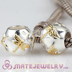 Sterling Silver European Dragonfly Charm Beads Wholesale